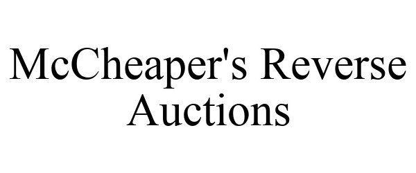  MCCHEAPER'S REVERSE AUCTIONS