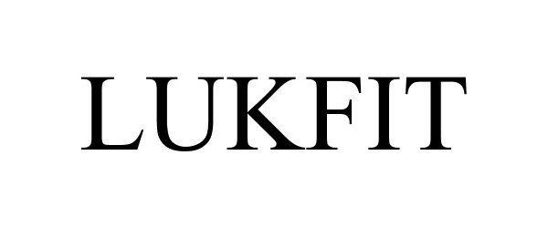 Trademark Logo LUKFIT