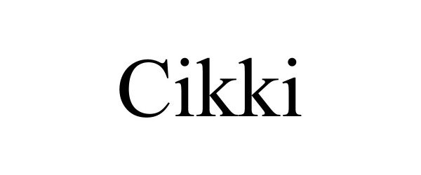 Trademark Logo CIKKI