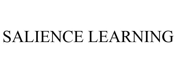 Trademark Logo SALIENCE LEARNING