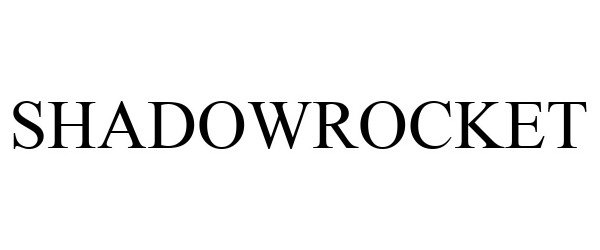 Trademark Logo SHADOWROCKET