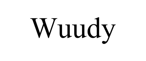 Trademark Logo WUUDY