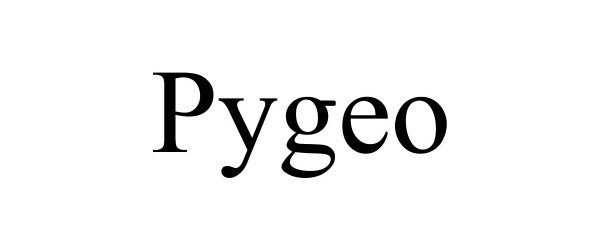  PYGEO