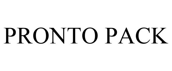 Trademark Logo PRONTO PACK