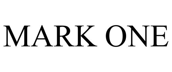 Trademark Logo MARK ONE