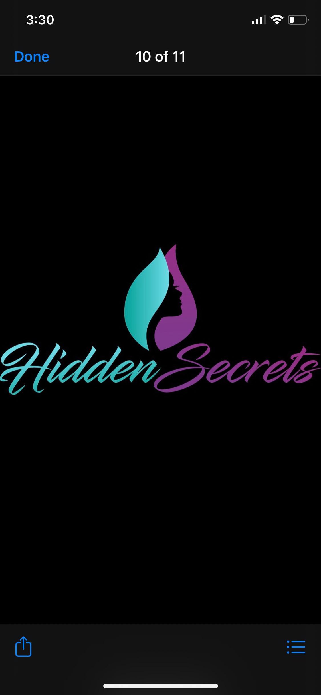 Trademark Logo HIDDEN SECRETS