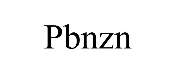 Trademark Logo PBNZN