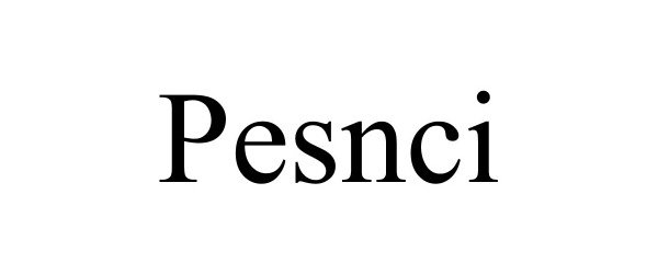 Trademark Logo PESNCI