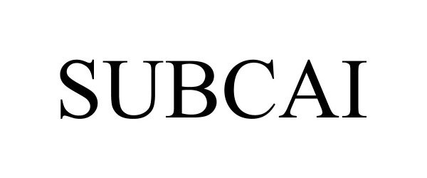 Trademark Logo SUBCAI