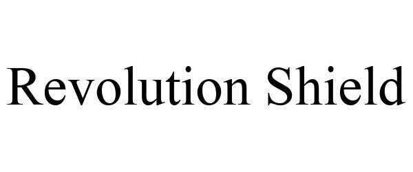 Trademark Logo REVOLUTION SHIELD