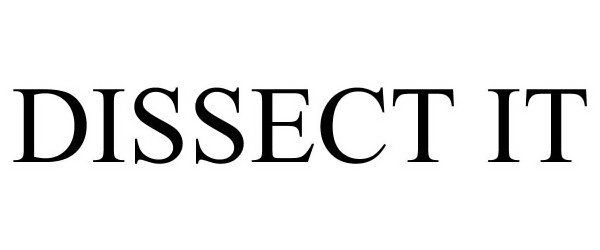 Trademark Logo DISSECT-IT