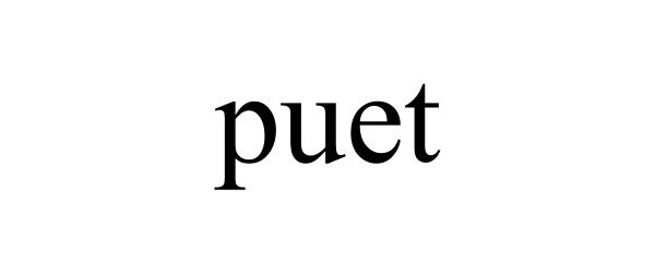 Trademark Logo PUET