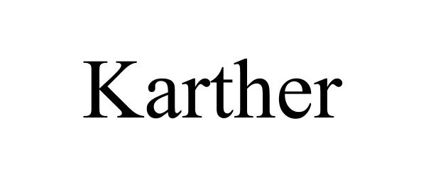 Trademark Logo KARTHER