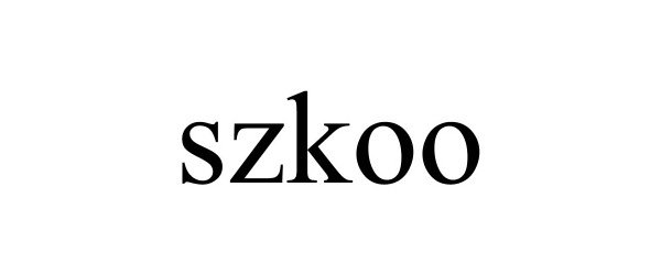 Trademark Logo SZKOO