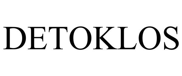 Trademark Logo DETOKLOS