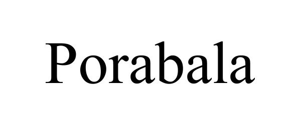 Trademark Logo PORABALA