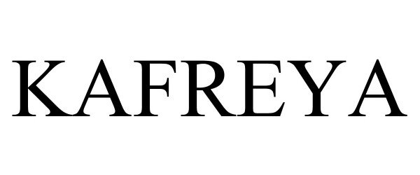 Trademark Logo KAFREYA