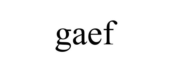  GAEF