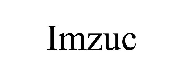 Trademark Logo IMZUC