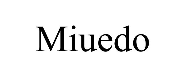 Trademark Logo MIUEDO