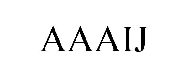 Trademark Logo AAAIJ