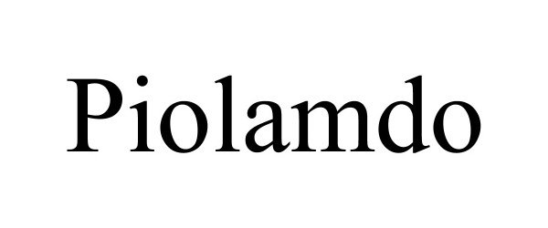 Trademark Logo PIOLAMDO