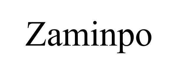 Trademark Logo ZAMINPO