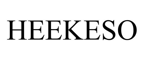 Trademark Logo HEEKESO