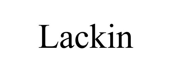 Trademark Logo LACKIN