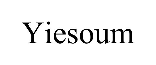 Trademark Logo YIESOUM