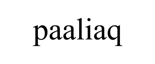 Trademark Logo PAALIAQ