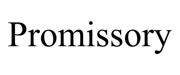 Trademark Logo PROMISSORY