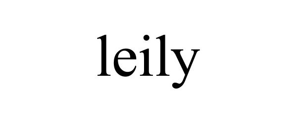 Trademark Logo LEILY