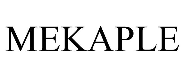 Trademark Logo MEKAPLE
