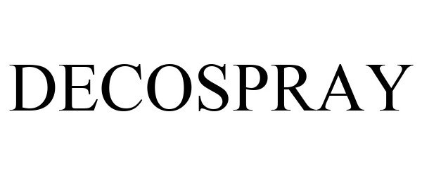 Trademark Logo DECOSPRAY