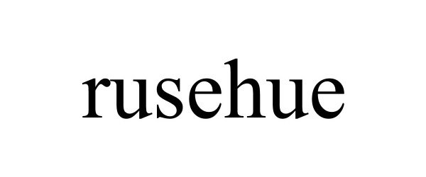 Trademark Logo RUSEHUE