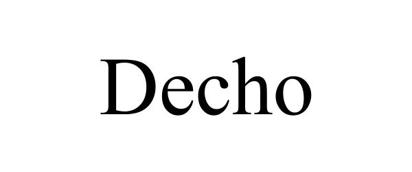 Trademark Logo DECHO