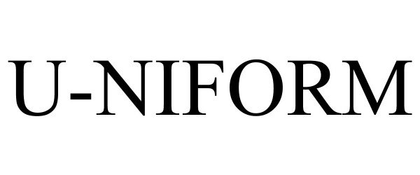 Trademark Logo U-NIFORM