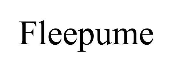 Trademark Logo FLEEPUME