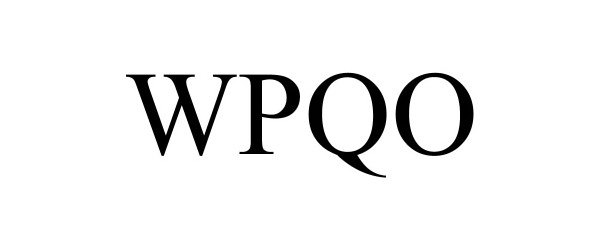 Trademark Logo WPQO
