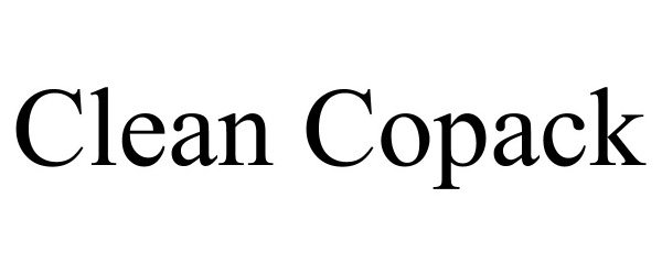 Trademark Logo CLEAN COPACK