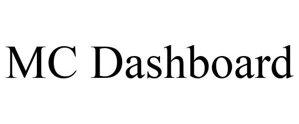 Trademark Logo MC DASHBOARD