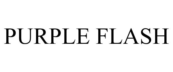 Trademark Logo PURPLE FLASH