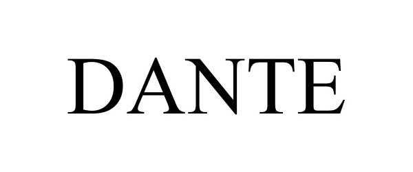 Trademark Logo DANTE