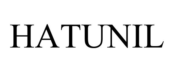 Trademark Logo HATUNIL