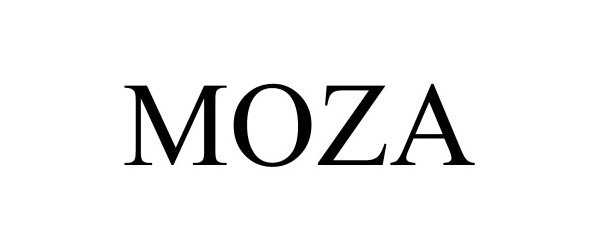 Trademark Logo MOZA