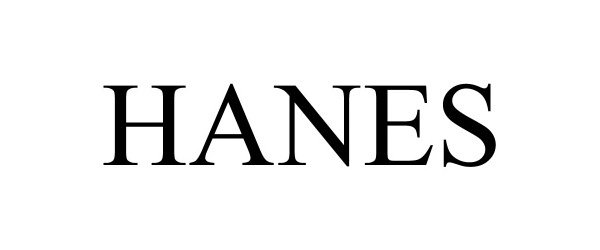 Trademark Logo HANES