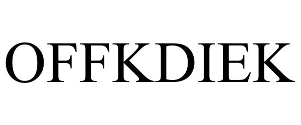 Trademark Logo OFFKDIEK