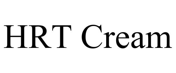 Trademark Logo HRT CREAM