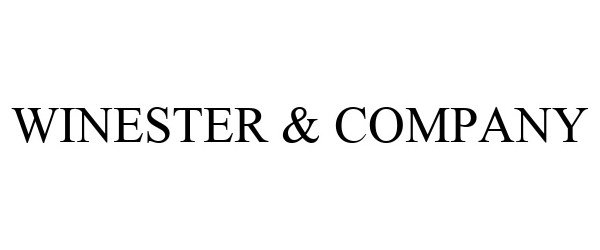 Trademark Logo WINESTER & COMPANY
